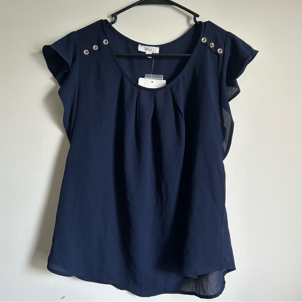 Flutter Sleeve Blouse